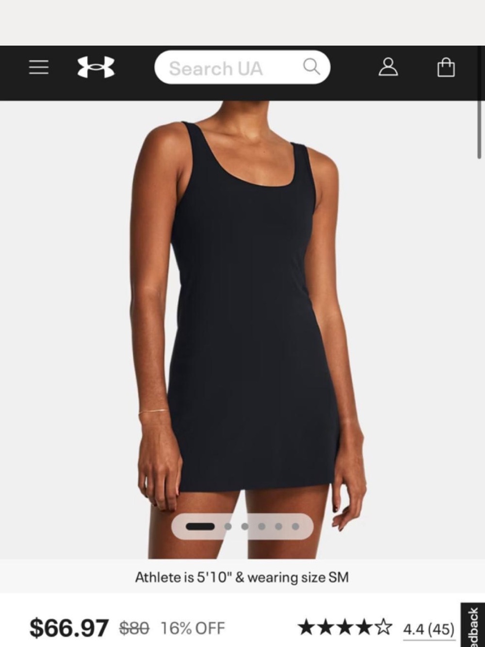 Under Armour Black Motion Dress